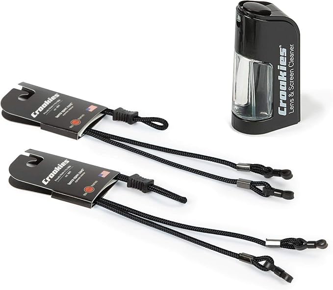 Croakies Terra Spec glasses strap for secure hold during activity