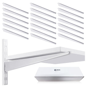 CroBlissful 20pcs adjustable shelf brackets for flexible closet shelving
