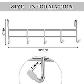 CroBlissful 5-hook per attachment ideal for coats or bags on wire racks.