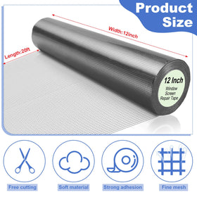 CroBlissful fiberglass mesh repair patch demonstrates sturdy screen patching