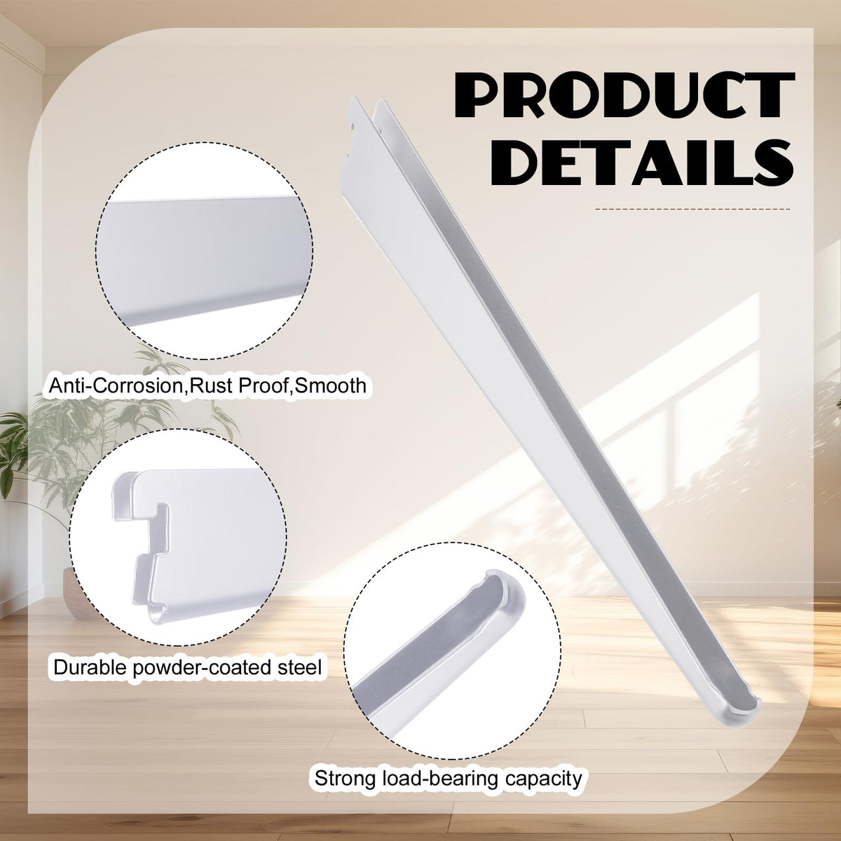 CroBlissful bracket displaying 25 kg load capacity for sturdy storage