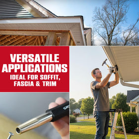CROM Trim Nail Punch for siding-finishing tasks aids precise nail placement.