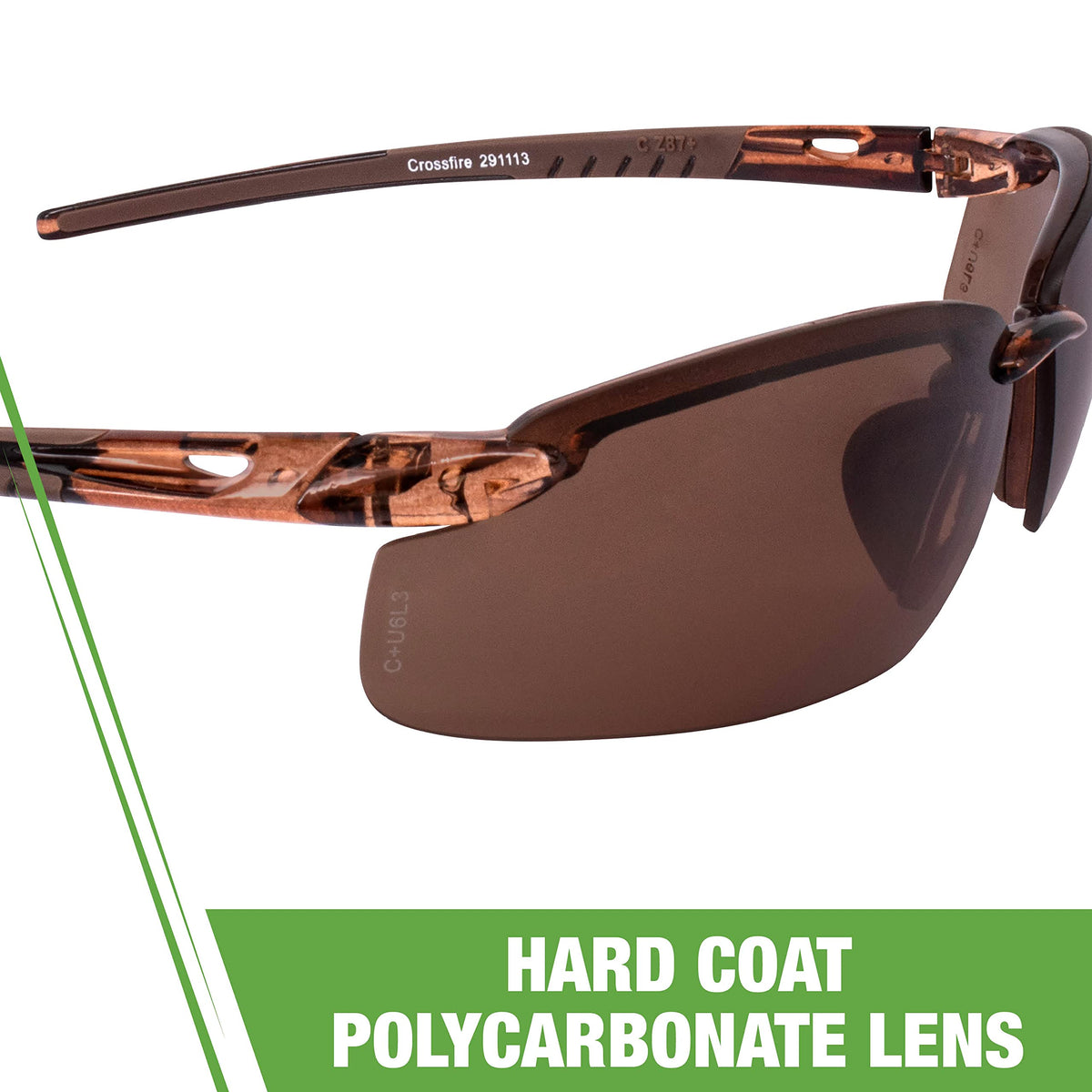 Crossfire ES5 ANSI Z87.1 compliant eyewear meets industry standards