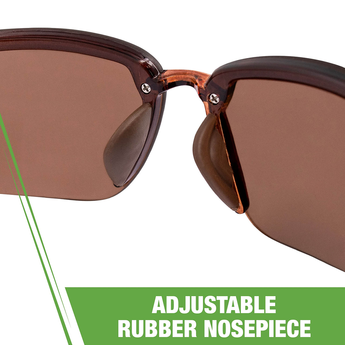 Crossfire ES5 hard coat polycarbonate lens resists scratches in tough environments
