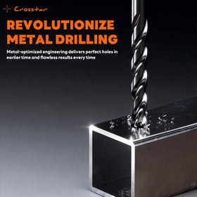 Crosstar M35 cobalt drill bit 3/16 in delivers smooth finish in stainless steel