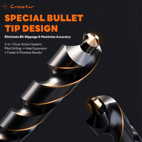TiAlN-coated bits resist heat, extending life under tough drilling conditions.