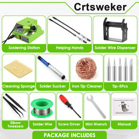 Crtsweker compact station design saves workspace for hobbyists and pros.