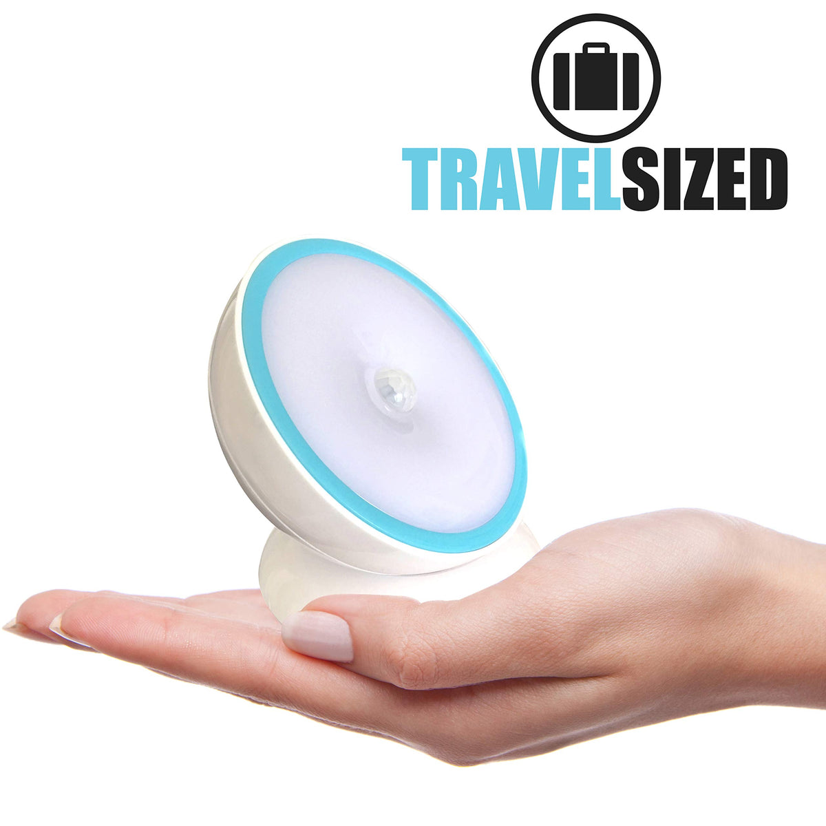Cruise On 360-degree rotating light with adjustable lighting direction.