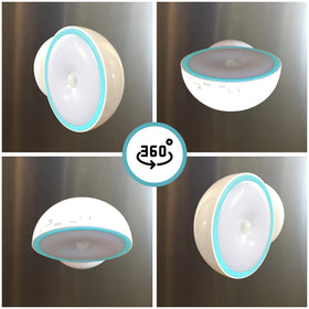 Cruise On adhesive-mount light sticks to non-metal surfaces.