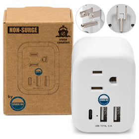 Cruise On folding power strip for compact cabin use