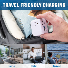 Cruise On non-extension cord design for organized cabins