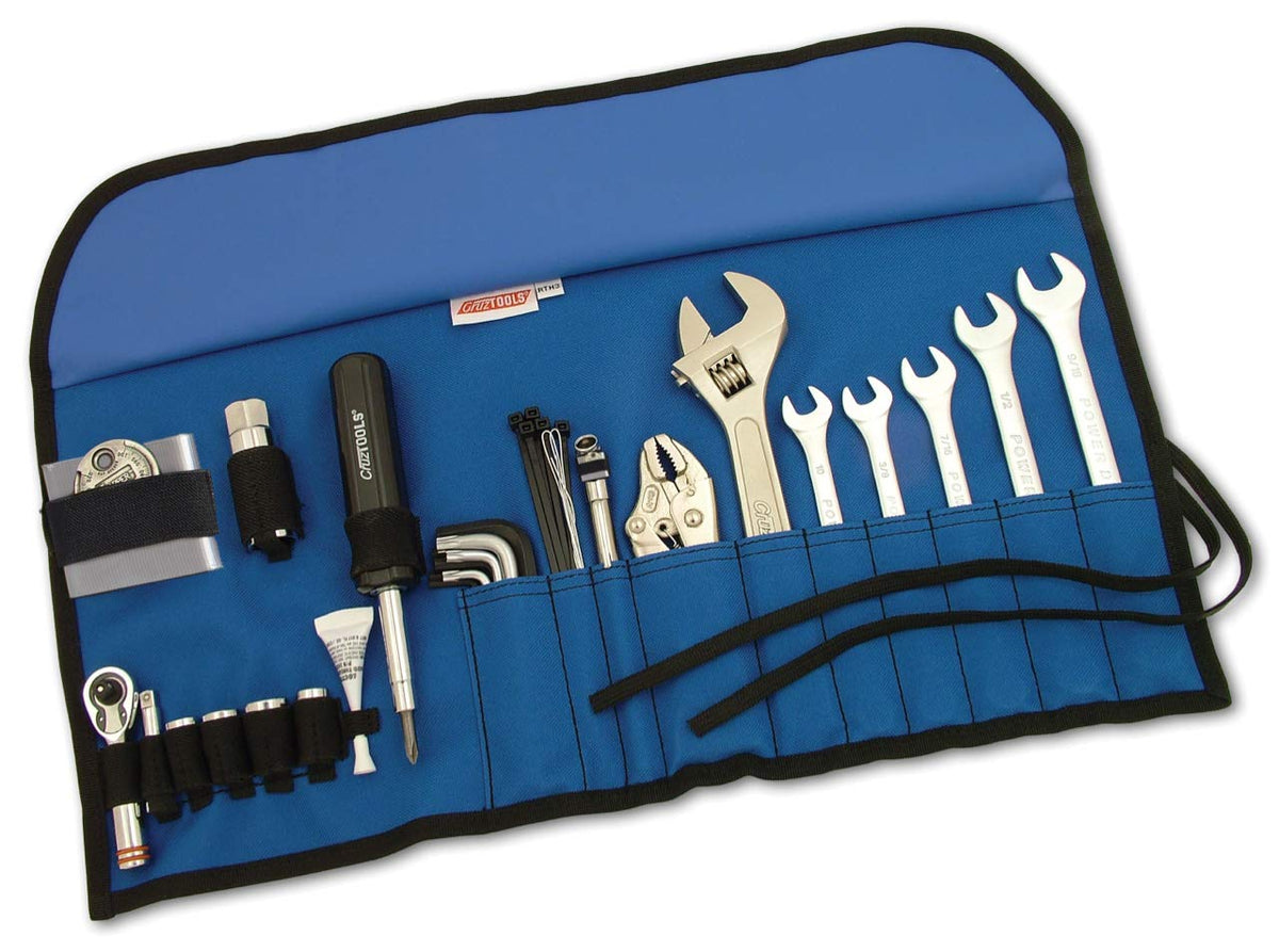 CruzTOOLS RTH3 RoadTech H3 tool kit for Harley-Davidson, compact and road-ready maintenance on rides.