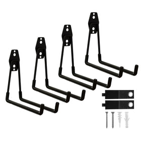 CRXCRC garage hooks four-pack, front view, ideal for ladder organization