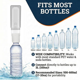 Ergonomic grip ensures secure use even with wet hands.