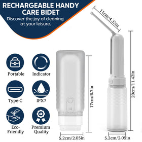 USB-C charging icon highlights quick recharge for busy travel days.