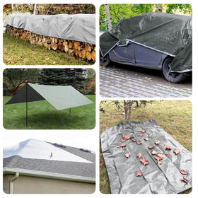 CSCRI tarp black side adds insulation for cooler months.