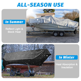 CSCRI tarp easy-fold design keeps rain out and storage simple.