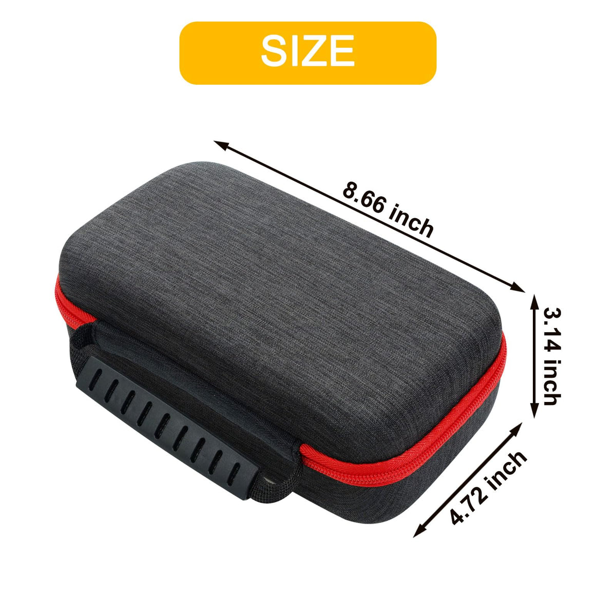 CSDWELL hard multimeter case compact design fits in tool bags