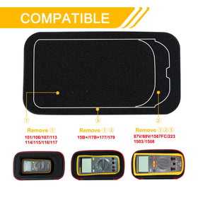 CSDWELL hard multimeter case handle portable design for job sites