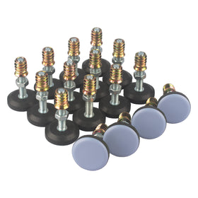 CSFMC furniture leveler with PTFE bottom for smooth floor-friendly movement.