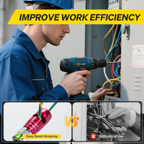 Csyibeielec heavy-duty wire twister for drill provides durable twisting for connections