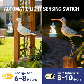 CSZLSMH solar lantern integrated design provides ambient illumination after dusk.