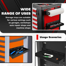 CT 4-piece workshop setup showing organized cabinets and side mounts.