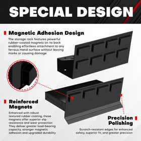 CT 4-piece spray can holder 3-pack organized on metal surface.