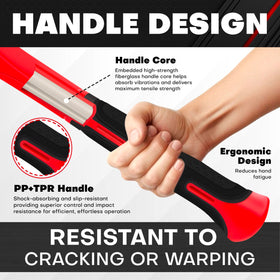 CT ball peen hammer vibration-damping design reduces fatigue.