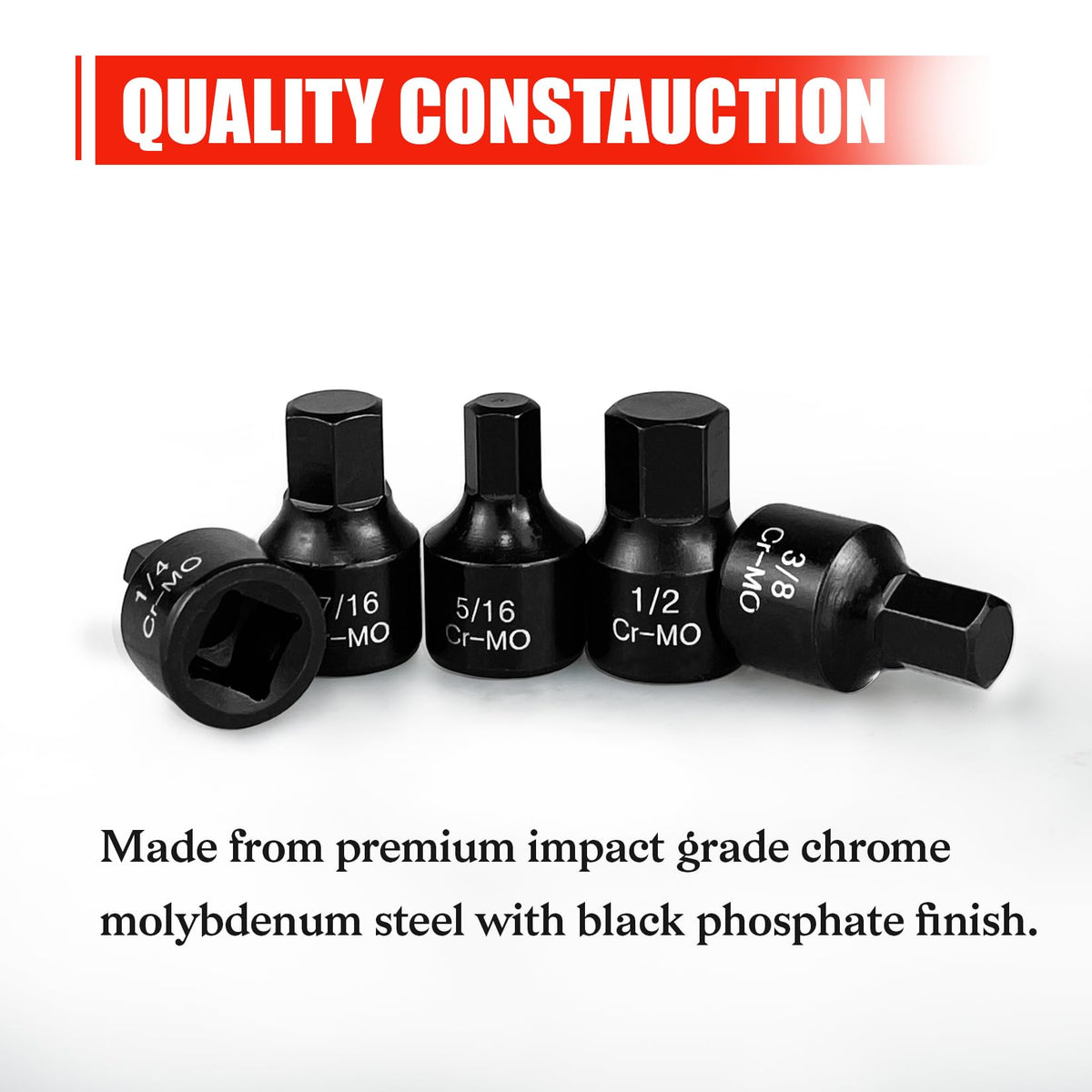 C&T CR-MO steel construction delivers durable fit for daily mechanic tasks.