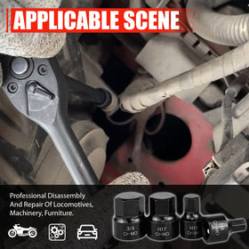 C&T 3/8-inch drive set ready for on-the-spot repairs anywhere.