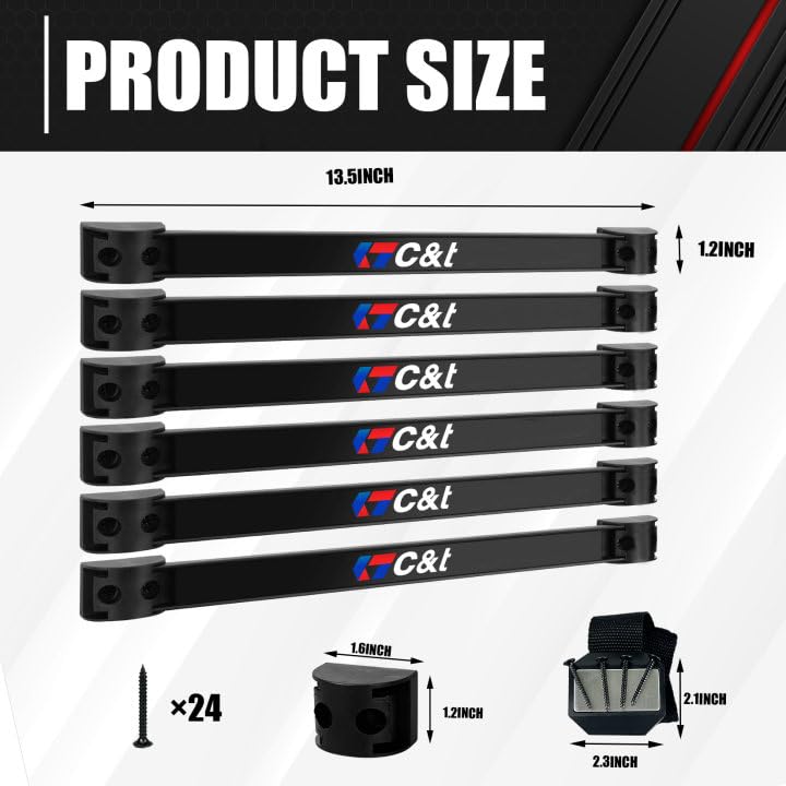 CT garage magnetic tool rack keeping pliers and screwdrivers within easy reach.