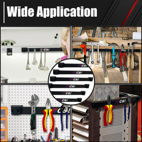 CT magnetic organizer with included screws simplifies easy install.