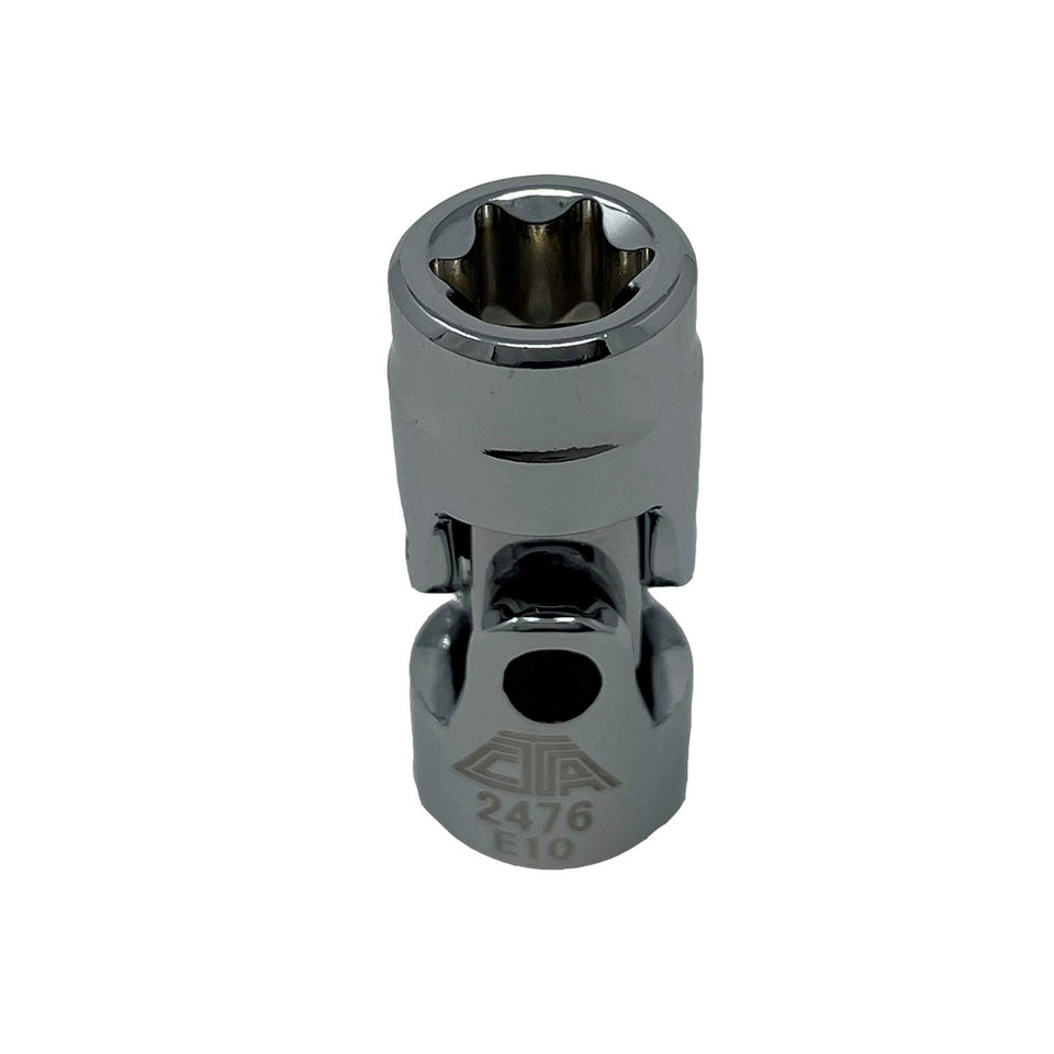 CTA Tools 2476 E10 star socket with U-joint enables low-profile reach