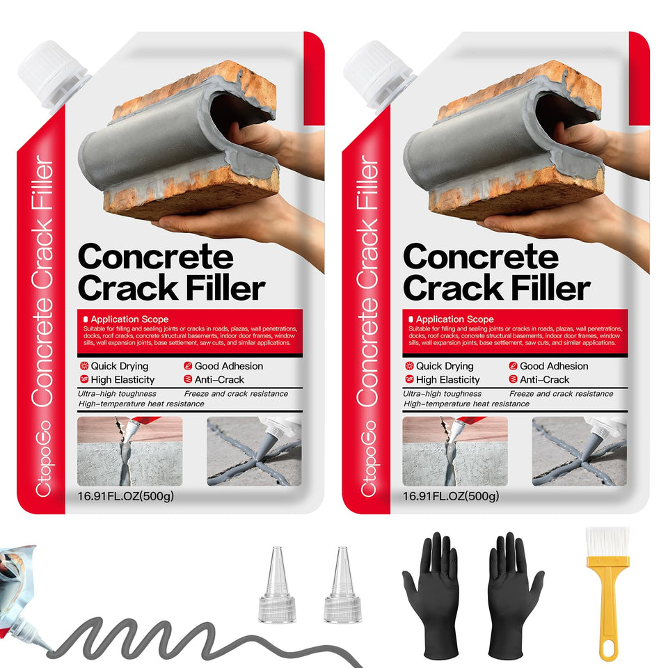 CtopoGo concrete crack filler 2pack box and tubes for durable repairs.