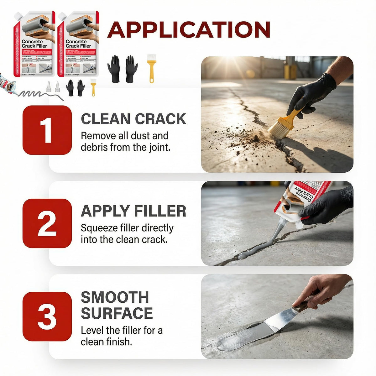 CtopoGo multi-surface kit contents simplify DIY repairs.