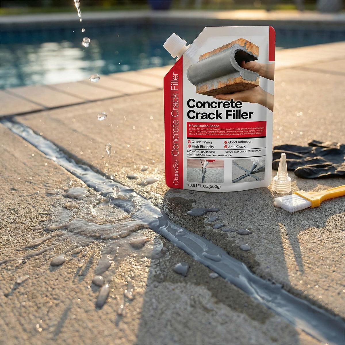CtopoGo waterproof seal ready for outdoor protection against weather.