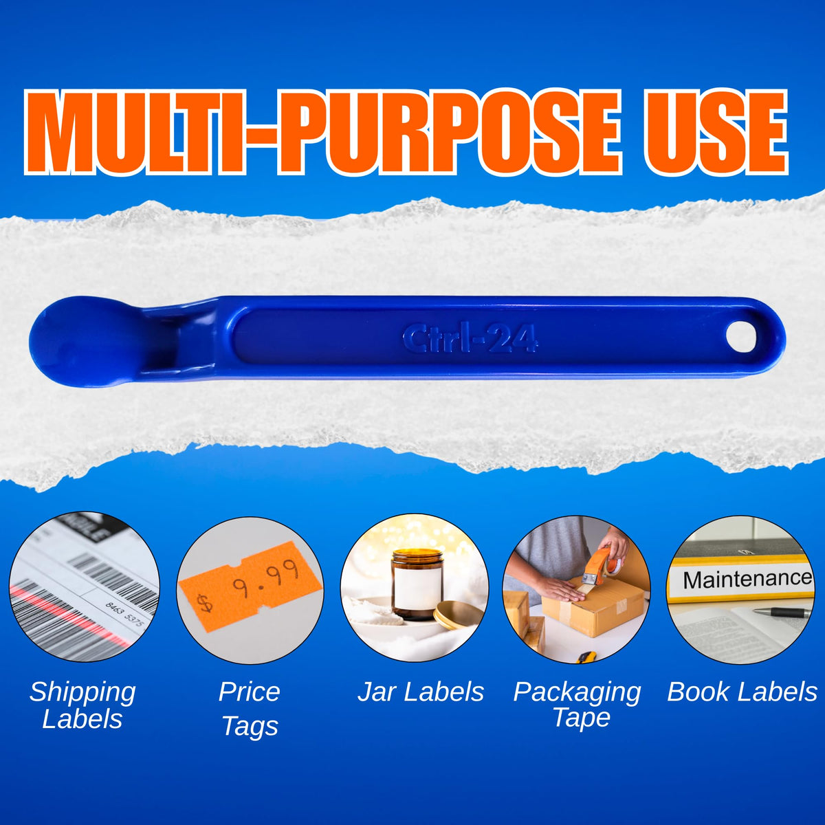 Ctrl-24 sticker remover tool helps sellers quickly de tag and prep items