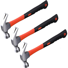 CTrowelpro 16oz claw hammer front view with balanced drive