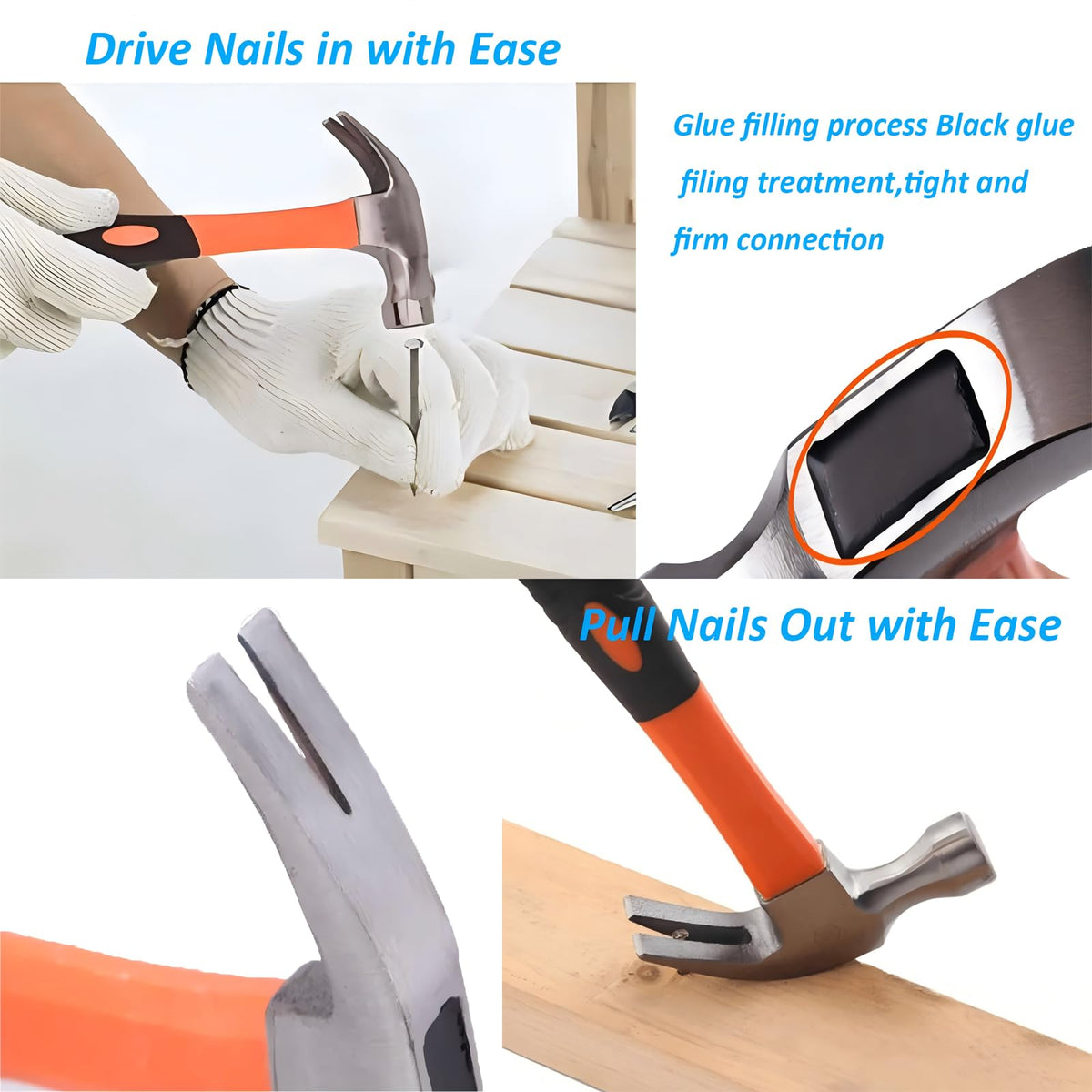 CTrowelpro rip-claw nail removal in action