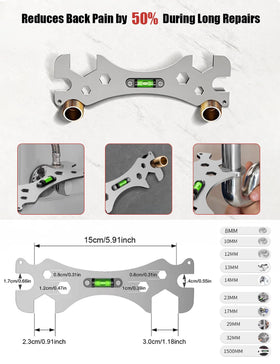 CTTZCKJ adjustable wrench shank delivering extra torque for stubborn nuts
