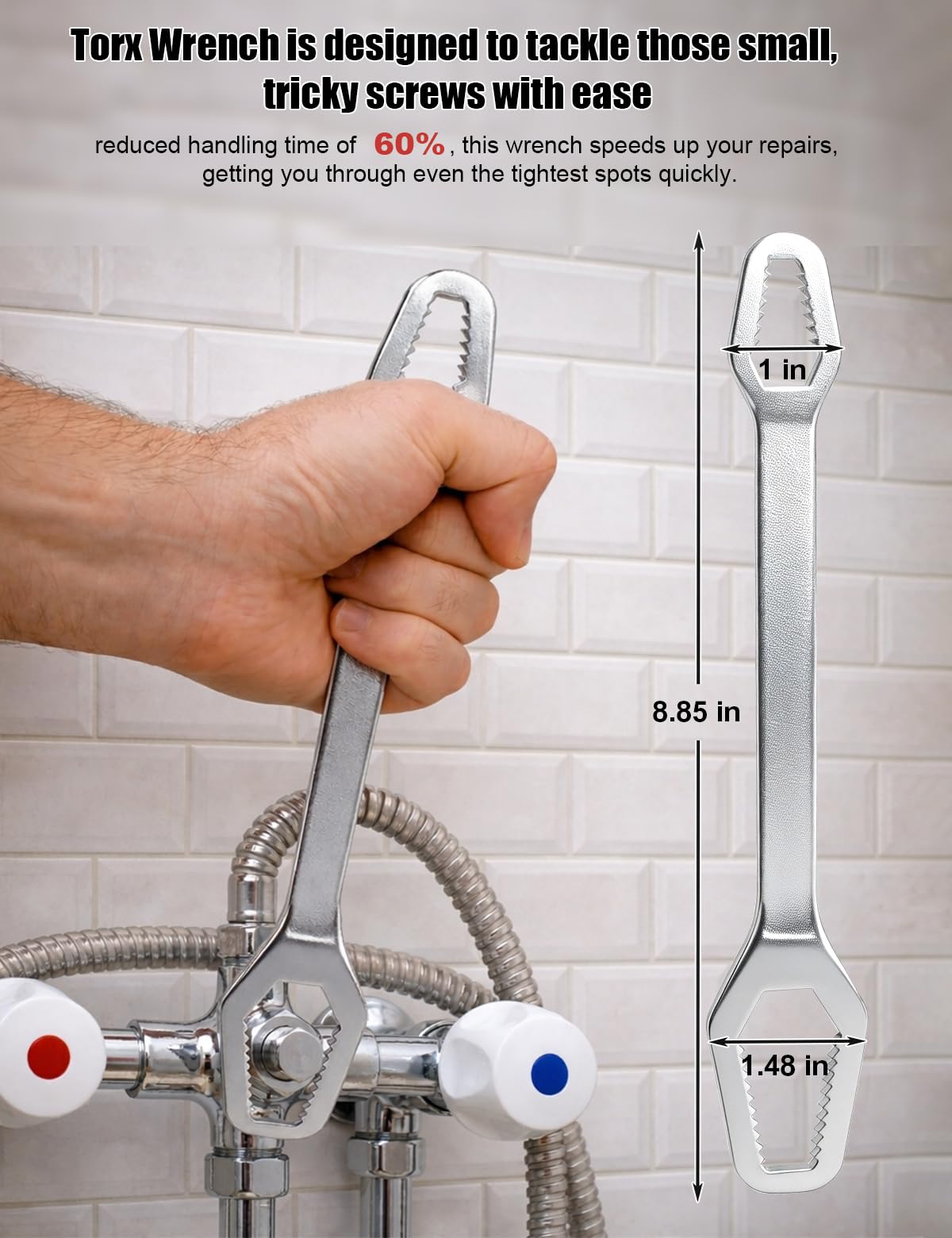CTTZCKJ deep-well basin wrenches reaching narrow spaces with control
