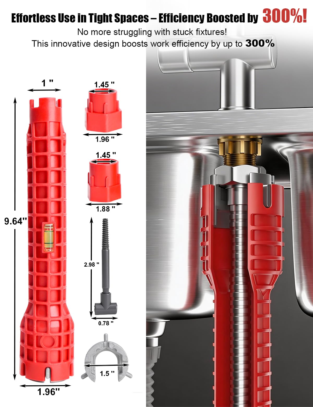 CTTZCKJ replaceable heads (34mm & 40mm) expanding nut size compatibility