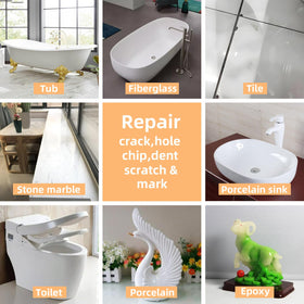 CTUYSY bath repair kit easy to apply with smooth finish.