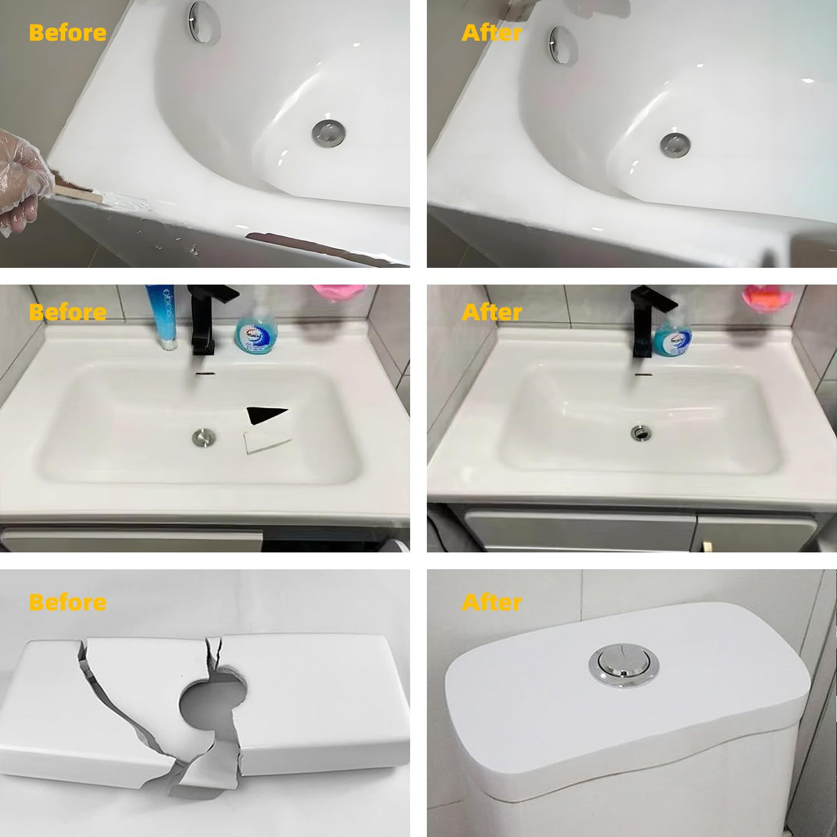 CTUYSY shower tray repair kit is waterproof after full cure.
