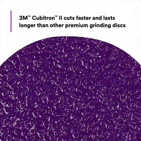 Close-up of precision-shaped grain shows sharp, efficient cutting action.