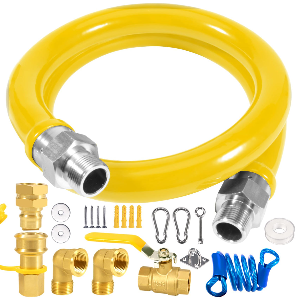 Cudnt 1675KIT48 gas hose for flexible, reliable commercial connections.