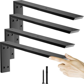 Cuguords 20-inch countertop brackets front view; four-pack ready for secure installation on kitchen counters.
