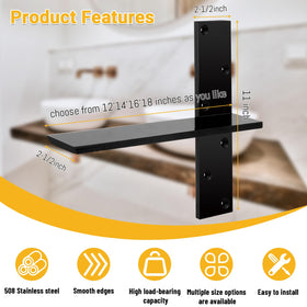 Cuguords concealed T-shape bracket creates a floating look under surfaces