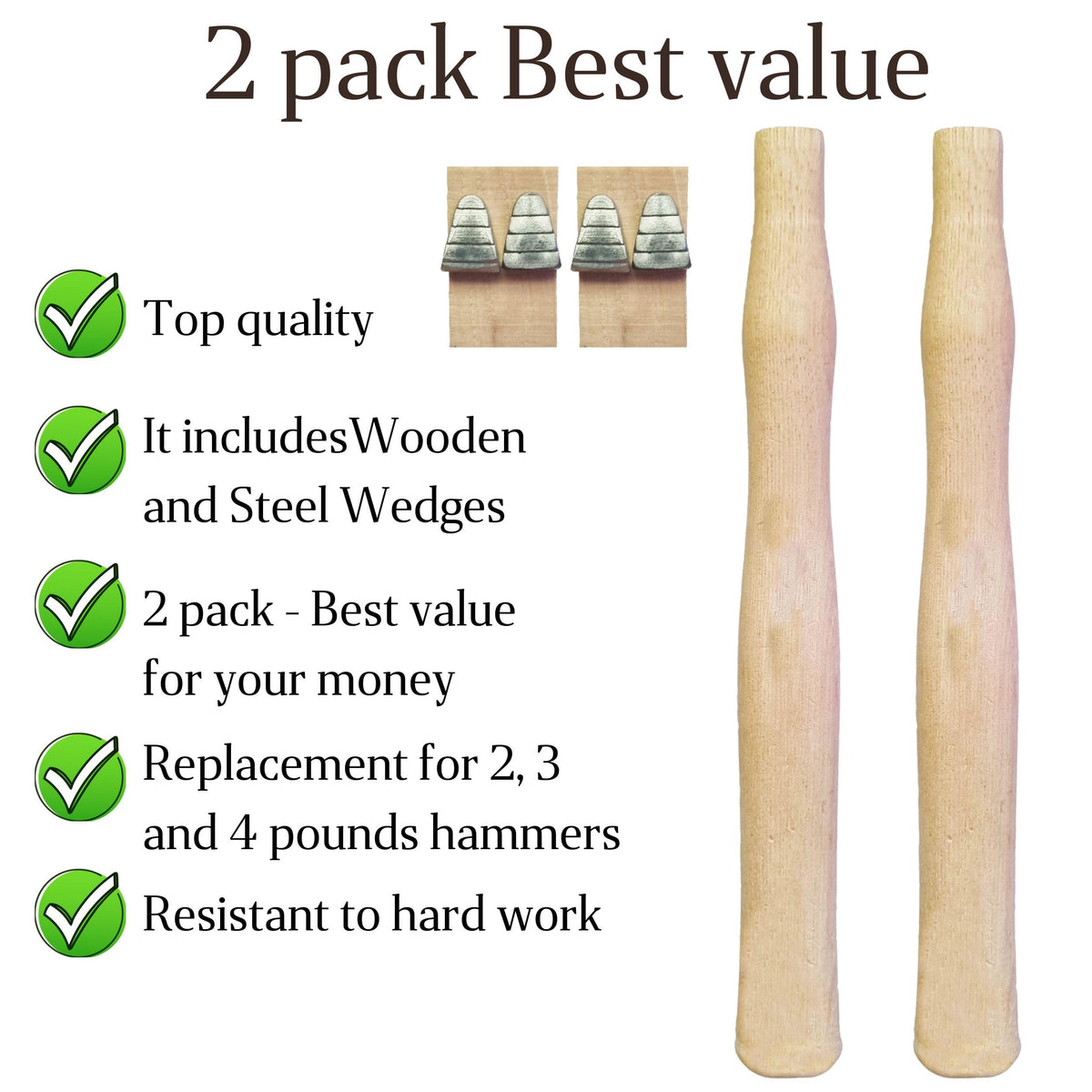 Cuitáxi two-pack replacement set ideal for bulk tool maintenance
